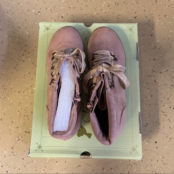 NEW Sarah Jayne Ankle Boots Booties Winnie Mauve - Picture 5 of 8